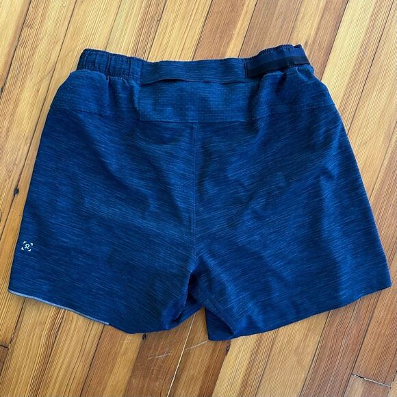Lululemon Surge Short 6” in Heather Allover Iron Blue True Navy Size M - Picture 3 of 8